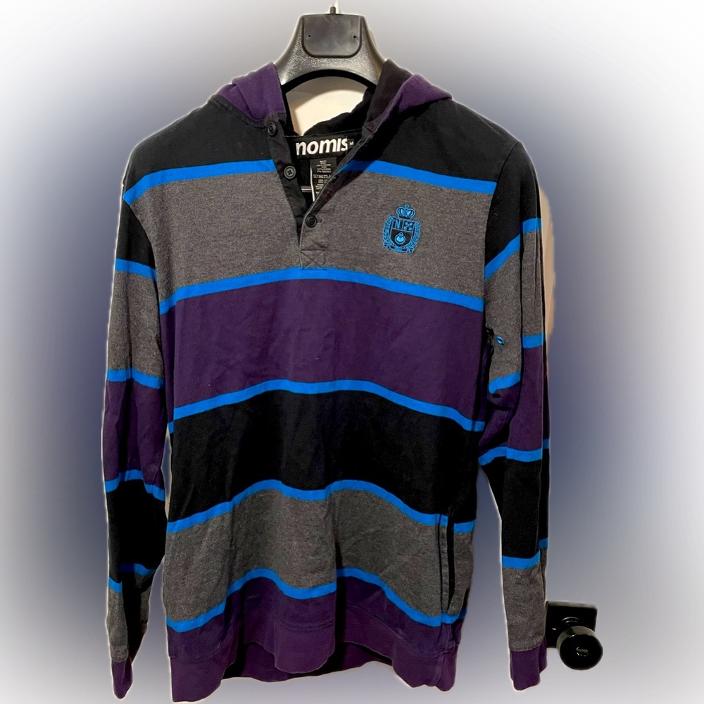NOMIS Early 2000’s Snowboard Pullover Hoodie - Men’s Medium